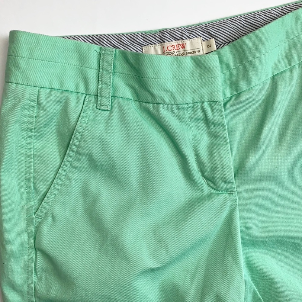 SOLD J Crew Broken In Lime Green Chino - Picture 3 of 6
